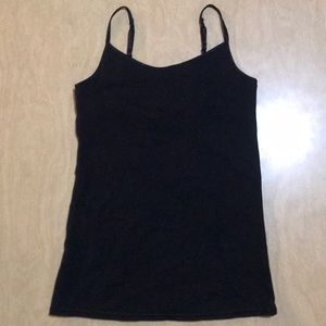 Justice girl’s sz10 spaghetti strap black tank
